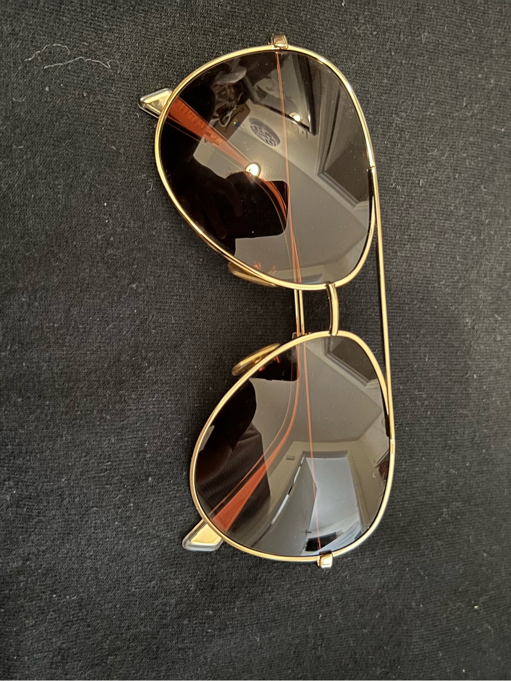 Celine Aviator Sunglasses - Gold Frame with Dark Lenses